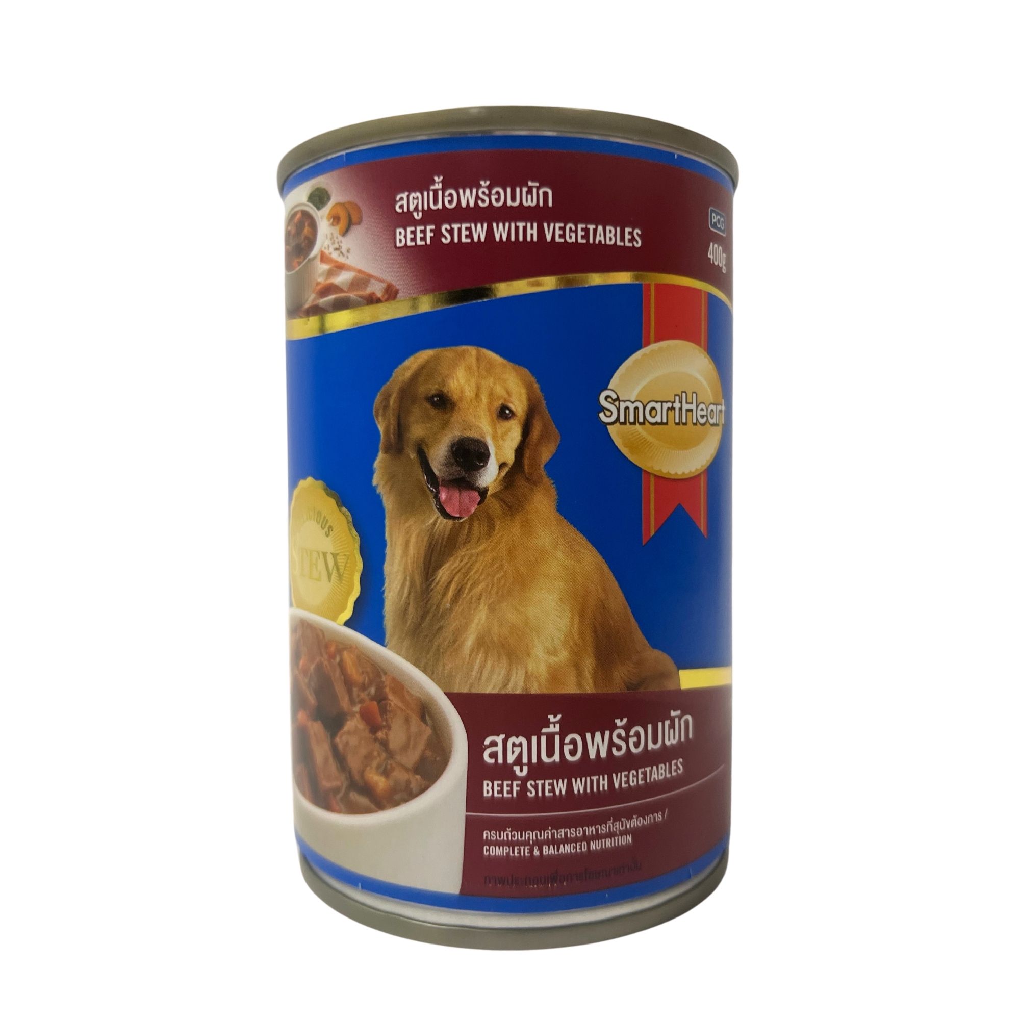 Smart Heart Beef Stew with Vegetables dog Food in Can 400g Smart Heart Beef Stew with Vegetables dog Food in Can 400g
